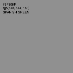 #8F908F - Spanish Green Color Image